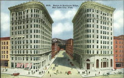 Boston & New House Bldgs Postcard