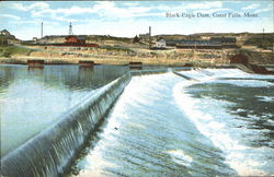 Black Eagle Dam Great Falls, MT Postcard Postcard