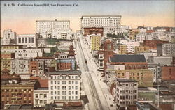 California Street Hill Postcard