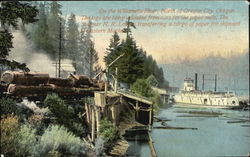 On The Willamette River Postcard