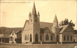 Methodist Church Lompoc, CA Postcard Postcard