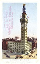 Bromo-Seltzer Tower Building Postcard