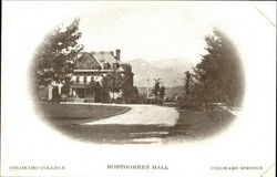Montgomery Hall, Colorado College Postcard