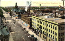 12Th St. Looking South From Ohio Postcard