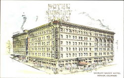 Shirley Savoy Hotel Denver, CO Postcard Postcard