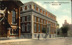University Of Maryland, Dental Department Postcard