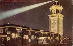 White City At Night, Lake Side Park Postcard