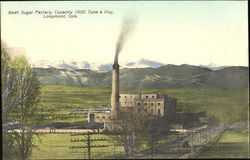 Beet Sugar Factory Longmont, CO Postcard Postcard