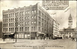 The Oxford Hotel And New Annex Denver, CO Postcard Postcard