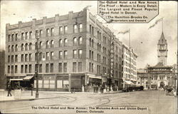 The Oxford Hotel And New Annex Postcard