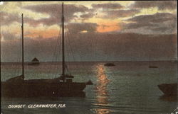 Sunset Clearwater Postcard