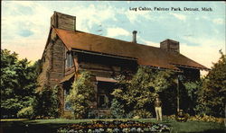 Log Cabin, Palmer Park Postcard