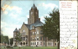 Clinton County Court House Iowa Postcard Postcard