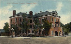 Fremont Hospital Nebraska Postcard Postcard