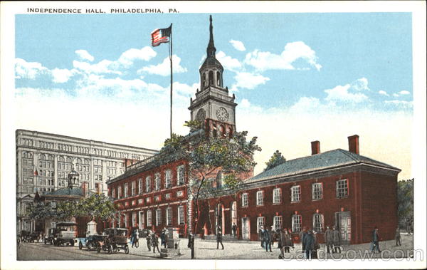 Independence Hall, Chestnut Street Philadelphia Pennsylvania