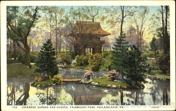 Japanese Garden And Pagoda, Fairmount Park Philadelphia Pennsylvania