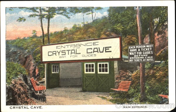 Entrance To Crystal Cave Kutztown Pennsylvania