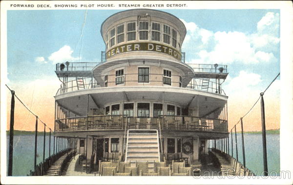 Forward Deck Greater Detroit Steamers