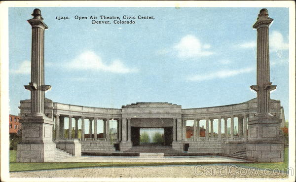 Open Air Theater Civic Center Denver Colorado