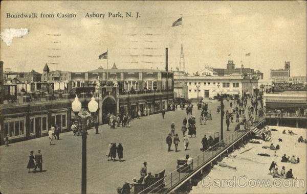 Boardwalk From Casino Asbury Park New Jersey