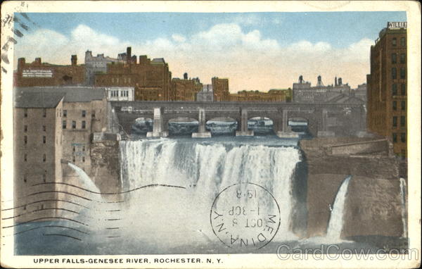 Upper Falls-Genesee River Rochester New York