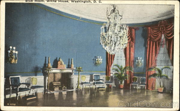 Blue Room White House Washington District of Columbia