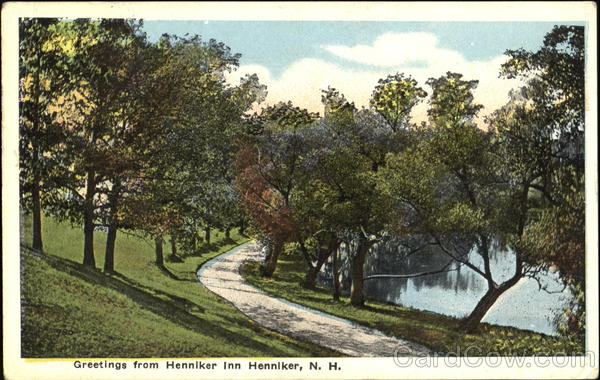 Greetings From Hennlker Inn Henniker New Hampshire