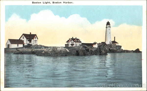 Boston Light, Boston Harbor Massachusetts