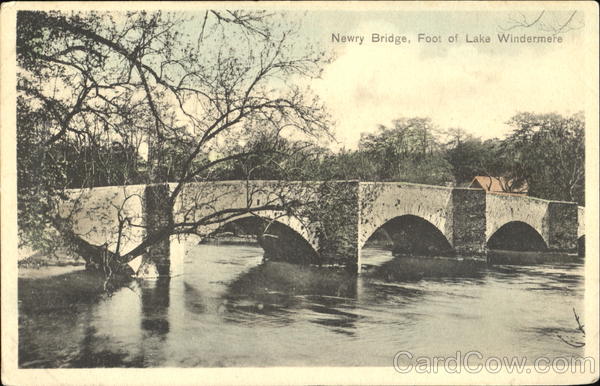 Newry Bridge, Foot of Lake Windermere England