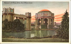 Palace Of Fine Arts Postcard