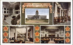 Provincial Parliament Buildings Winnipeg, MB Canada Manitoba Postcard Postcard