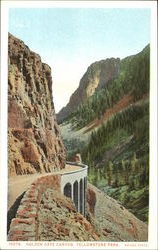 Golden Gate Canyon, Yellowstone Park Postcard
