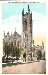 Knox Presbyterian Church Winnipeg, MB Canada Manitoba Postcard Postcard