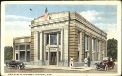 State Bank Of Townsend Postcard