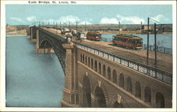 Eads Bridge Postcard