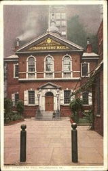 Carpenter's Hall Philadelphia, PA Postcard Postcard