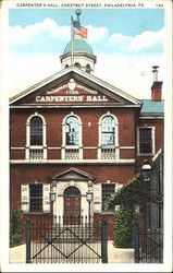 Carpenter's Hall, Chestnut Street Postcard
