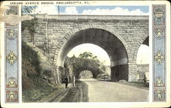 Girard Avenue Bridge Philadelphia, PA Postcard Postcard