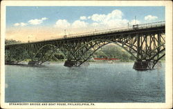 Strawberry Bridge And Boat House Postcard