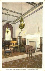 Men's Club, Hotel Pennsylvania Postcard