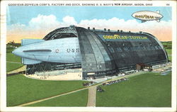 Goodyear-Zeppelin Corp's Akron, OH Postcard Postcard