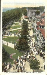 Dance Hall And Coaster, Euclid Beach Postcard