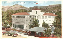 Manitou Springs Bath House Postcard