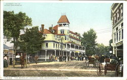 The Berkeley Hotel Saranac Lake, NY Postcard Postcard