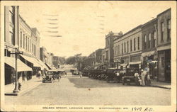 Holden Street Looking South Warrensburg, MO Postcard Postcard