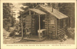Observer's Cabin  Blue Mountain Lake Indian Lake, NY Postcard Postcard