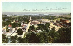 East Bottoms And The Missouri River Kansas City, MO Postcard Postcard