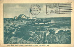 Portland Head Light Maine Postcard Postcard