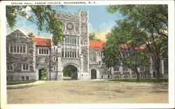 Taylor Hall, Vassar College Postcard