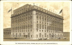 The Washington Hotel, Penna Ave., 15th & F Sts. District Of Columbia Washington DC Postcard Postcard